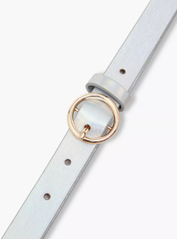 Juniors Belt with Iridescent Detail