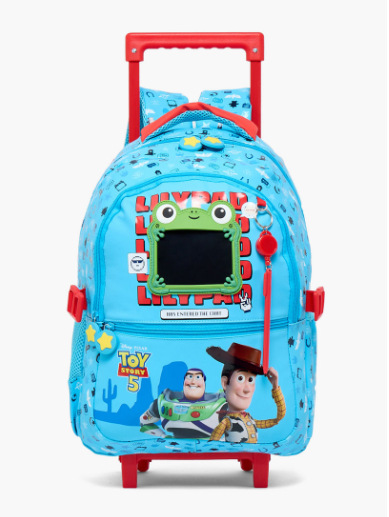 Disney Toy Story Print Trolley Bag for Boys 5-8 Years with Laptop Compartment - 16 inches