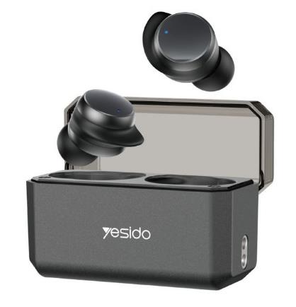 Yesido Tws20 True Wireless Earphone Low Latency Music Touch Control Stereo Bt5.3 Earbuds Tws Mini Earphone