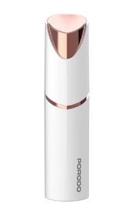 Porodo 2-in-1 Rechargeable Face Razor & Eyebrow Clipper - White