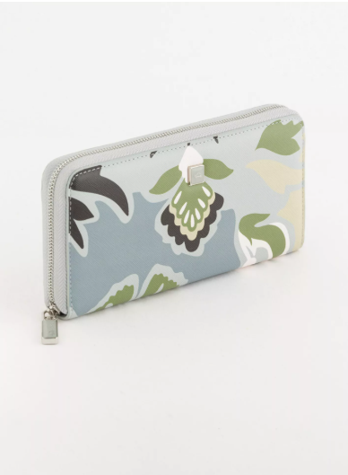 Carpisa Bouquet V1 Printed Wallet with Zipper closure | 19.5 X 2.5 X 10 CM - Multicolour