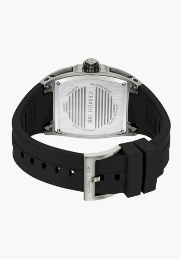 Cerruti 1881 Belluno Men's 55MM Black Chronograph Stainless Steel Strap Watch | CIWGQ0073702