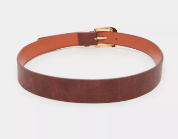 Styli Brown Belt with Gold Buckle