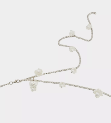 Styli Floral and Pearl Chain Belt