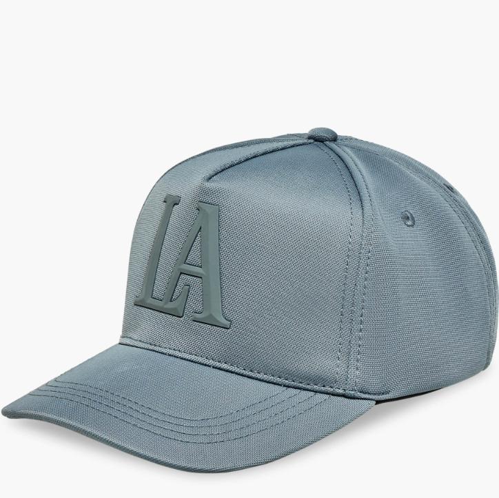 Men Cap with Los Angeles Accent (Free Size) Blue