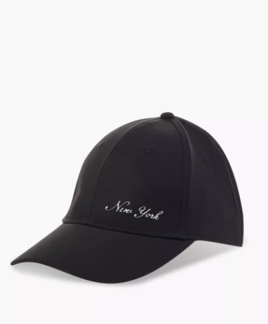 Men Cap with Buckled Strap Closure (Free Size) Black