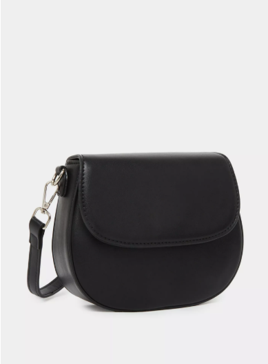 Styli Black Mini Saddle Bag - Black