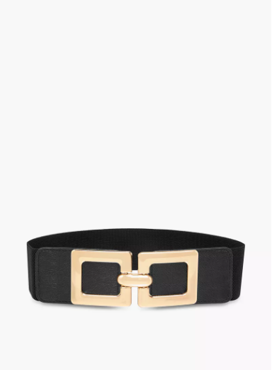 Lifestyle Metal Stretchable Belt with Hook Buckle