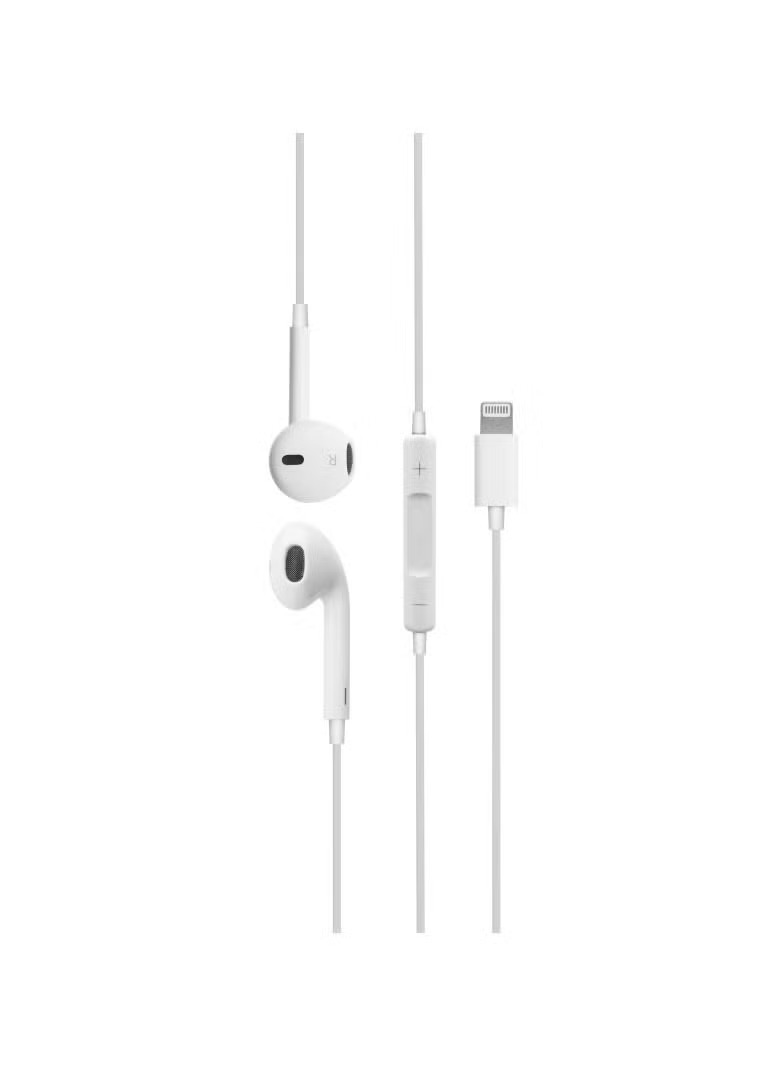 YESIDO YH09 3.5mm Wired Earphones with Mic, Noise Reduction Voice Calls, Half In-Ear Stereo Earbuds – White