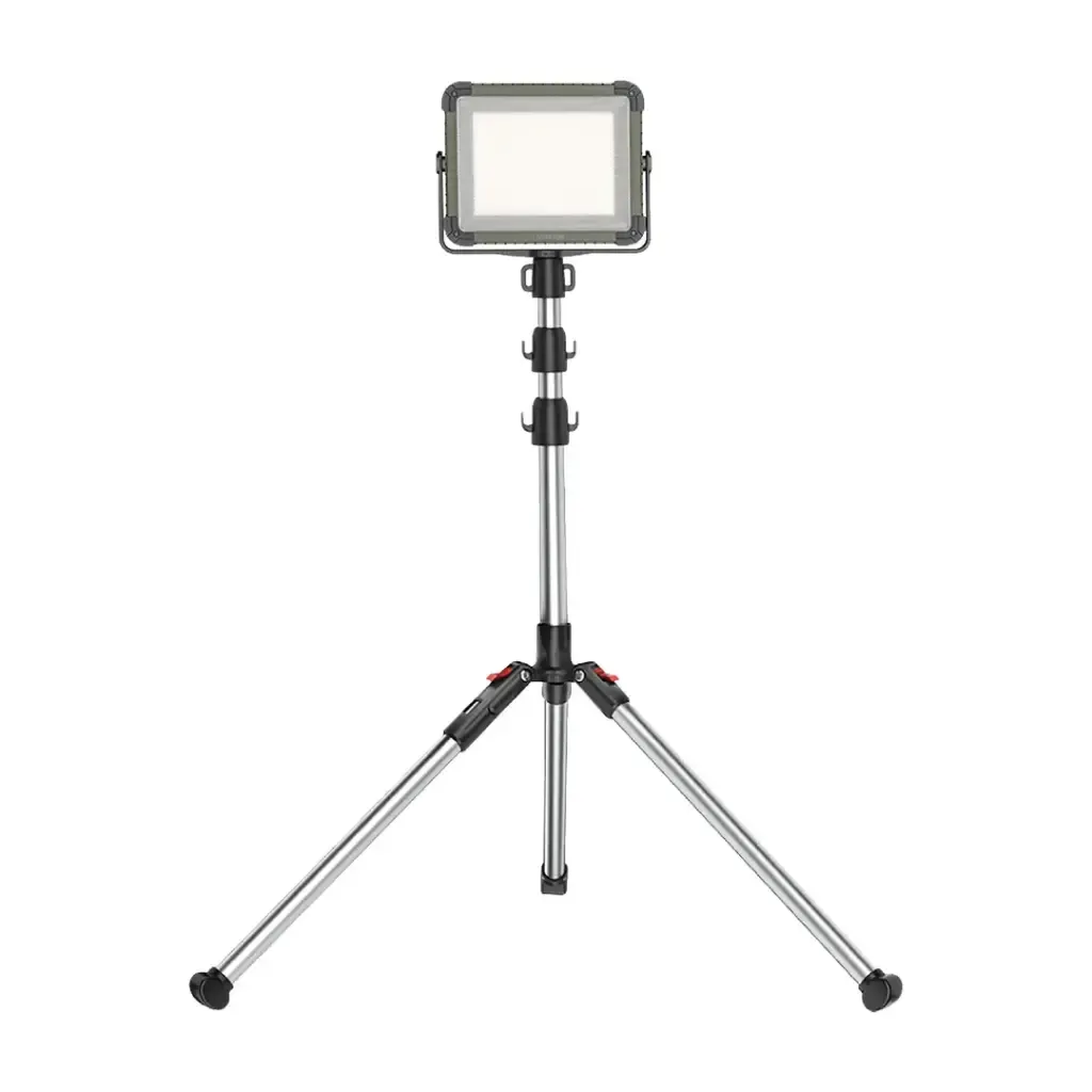 Green Lion Solar Camping Light 7200mAh 25W LED Lantern with Remote Control, Power Bank & IP65 Waterproof – Silver