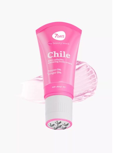 7days Warming Anti-Cellulite Body Cream 130ml - Pink