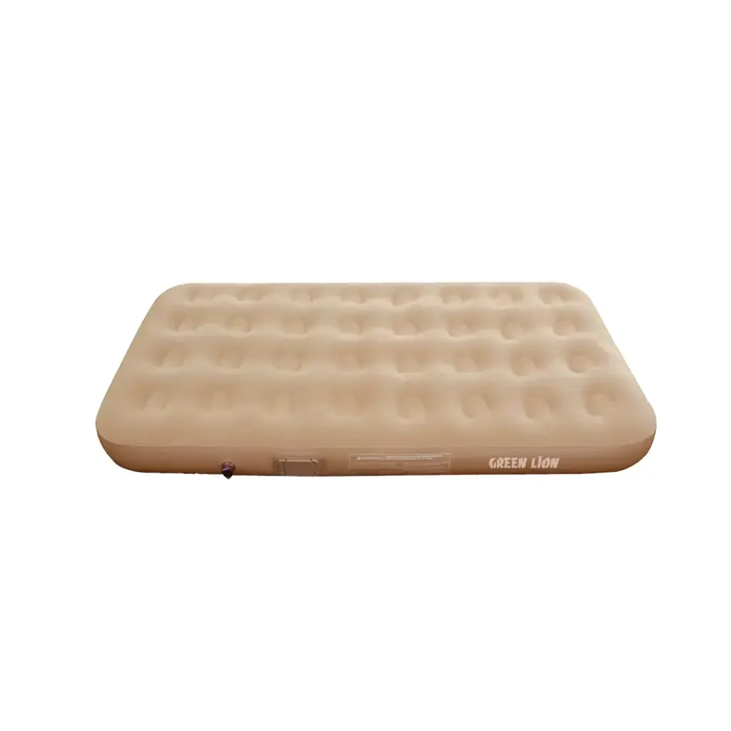 Green Lion GMT-190 Automatic Inflatable Mattress with Built-In Air Pump, Rechargeable Camping Air Bed, 150kg Capacity – Beige