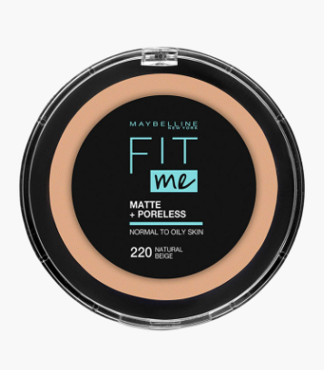 Maybelline New York Fit Me Matte Poreless Powder (Color: natural beige)