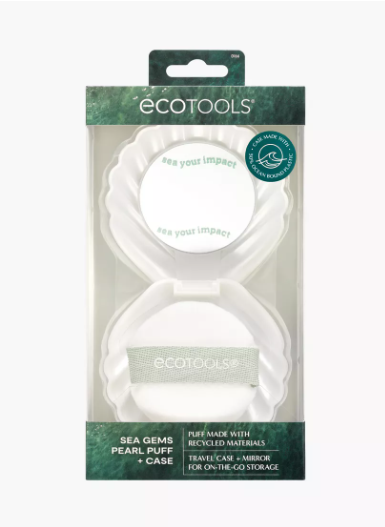 EcoTools Sea Gems Pearl Powder Puff - Multicolor