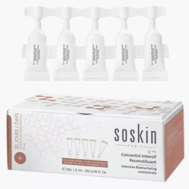 SOSKIN 20-Piece R+ Intensive Restructure Concentrate Collagen with Hyaluronic Acid Set