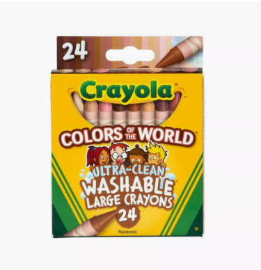 Crayola 24-Piece Large Ultra-Clean Washable Crayons