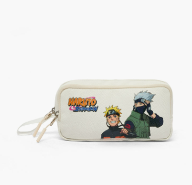 Hollywood Magic Naruto Print Pencil Pouch with 2 Compartment