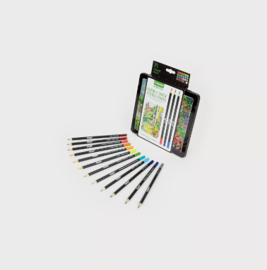 Crayola 24-Piece Signature Blend & Shade Colored Pencils With Tin