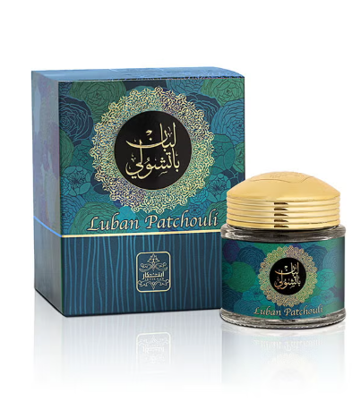 Almas Bakhoor Luban Patchouli 40grams of Authentic Arabic Agarwood Chips | Aroma Lasts All Day Long - Perfect for Prayers, Namaz, Ramadan & Eid Gifts, Ceremonies, Meditation & Room Perfuming