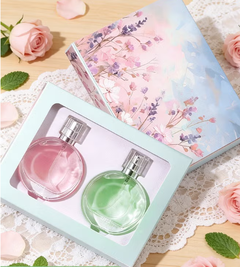 Mark Him Dual Perfume Gift Set for Women, 2x30ml Eau de Toilette, Long-Lasting Day & Night Fragrances with Fruity, Floral, Woody & Citrus Notes, EDP for Her
