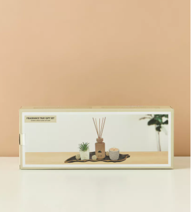 Lifestyle Mystic Amber Vanilla Fragrance Tray Gift Set - Multicolor