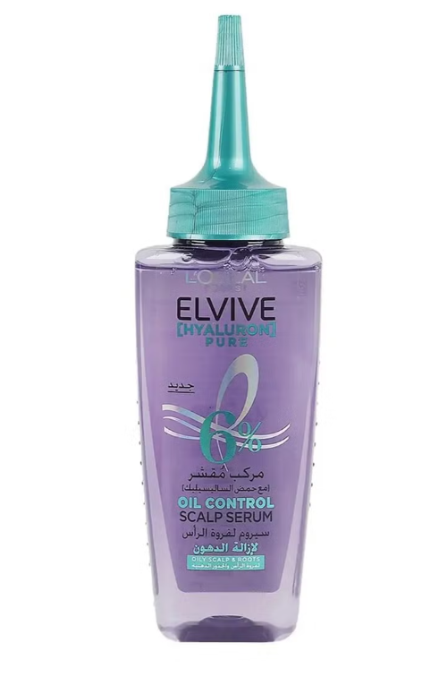 L'Oreal Elvive Hyaluron Pure Serum For Oily Scalp & Roots with Salicylic acid - 102ml