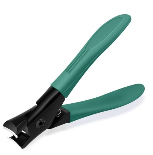Generic  Nail Clippers, Heavy Duty Stainless Steel Toenail Clippers with Fingernail File Suitable for Thick Fingernails and Toenails, Professional Nail Trimming Tools (Green)