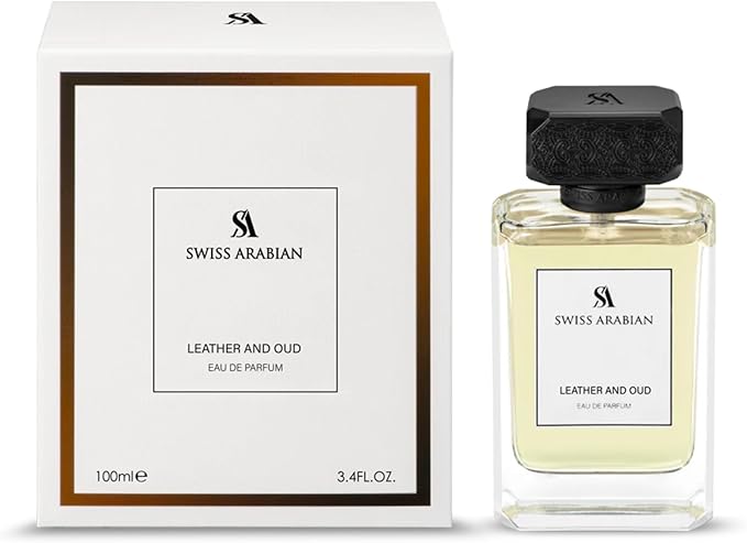 Swiss Arabian Leather and Wood Eau De Parfum 100ml