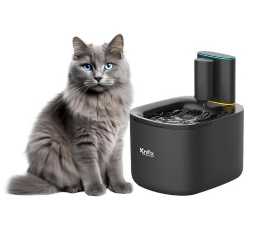 Knox 4L Smart Wireless Rechargeable Automatic Pet Water Fountain - Black