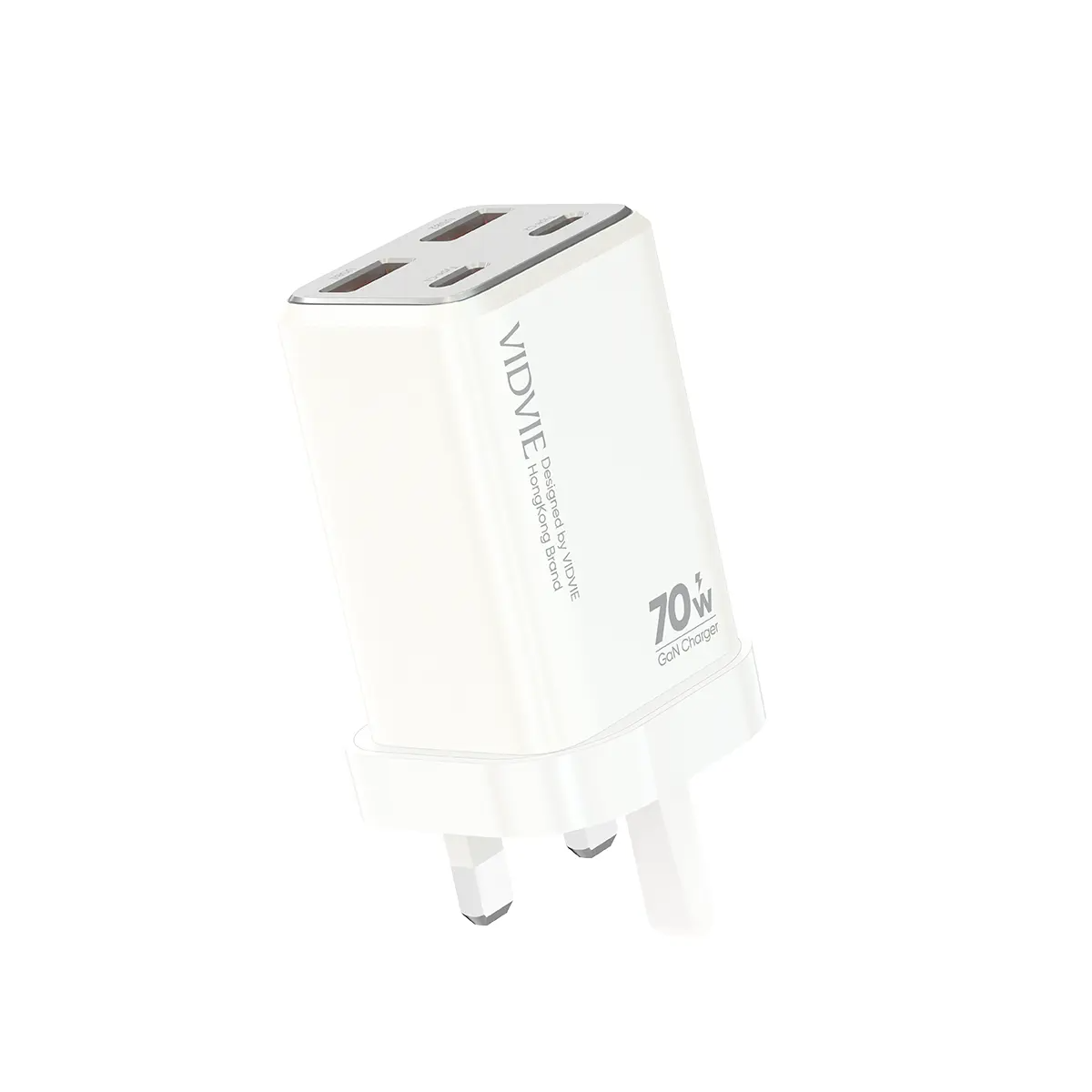 Wall Charger  XL-PLB122  GaN Dual USB & Dual Type-C 70W Fast Charger
