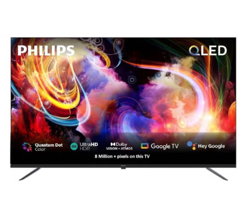 65 inch QLED 4K Google Smart TV 65PQT8169/56 Black 65PQT8169/56 Black