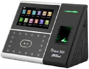 ZKTeco IFace900 Biometric Time Attendance System with Facial Recognition and Fingerprint Scanner, LCD Display