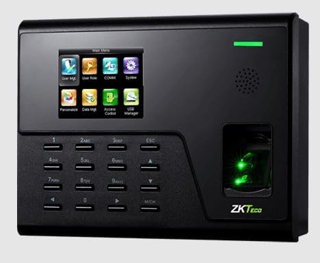 ZKTeco UA760 Biometric Fingerprint Time Attendance & Access Control Terminal with Wi-Fi, RFID, USB & TCP/IP – 3,000 Users, 50,000 Records
