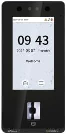 ZKTeco BioFace C1 Multi-Biometric Access Control Terminal | Dual Facial Recognition & In-Glass Fingerprint | SIP Video Intercom | IP65 Waterproof | ONVIF/SIP Protocol