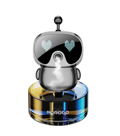Porodo Lifestyle Robovibe Smart Car Aroma Diffuser- GRAY