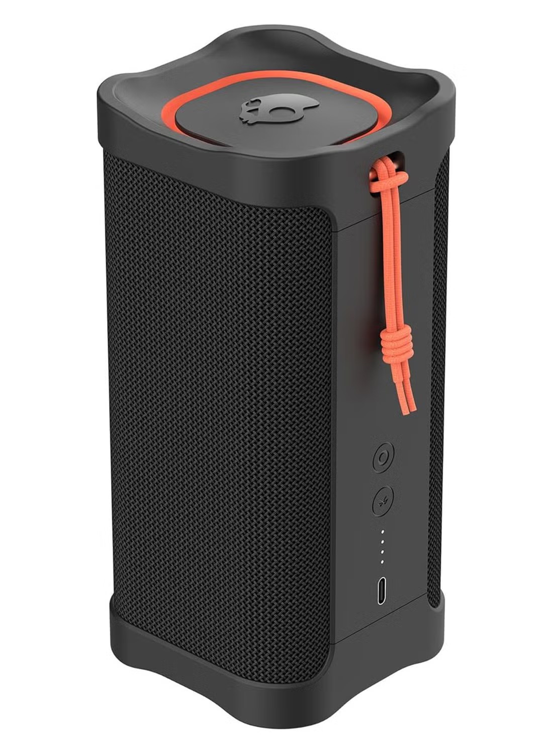 Skullcandy Terrain XL Wireless Bluetooth Speaker - IPX7 Waterproof Portable Speaker, 18 Hour Battery, Nylon Wrist Wrap, True Wireless Stereo Black