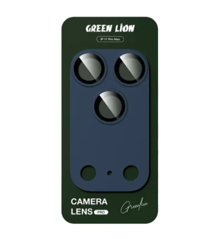 Green Lion Camera Lens Pro for iPhone 17 Pro Max- BLUE TITANIUM