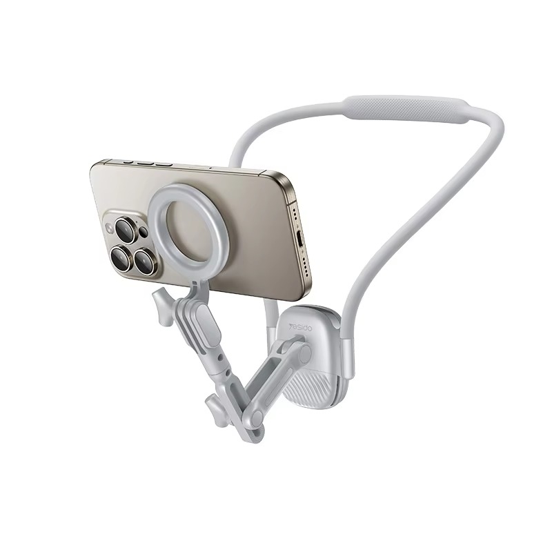 Yesido Magnetic Neckband Multi-functional Neck Bracket First-person Perspective Photography Phone Holder C332