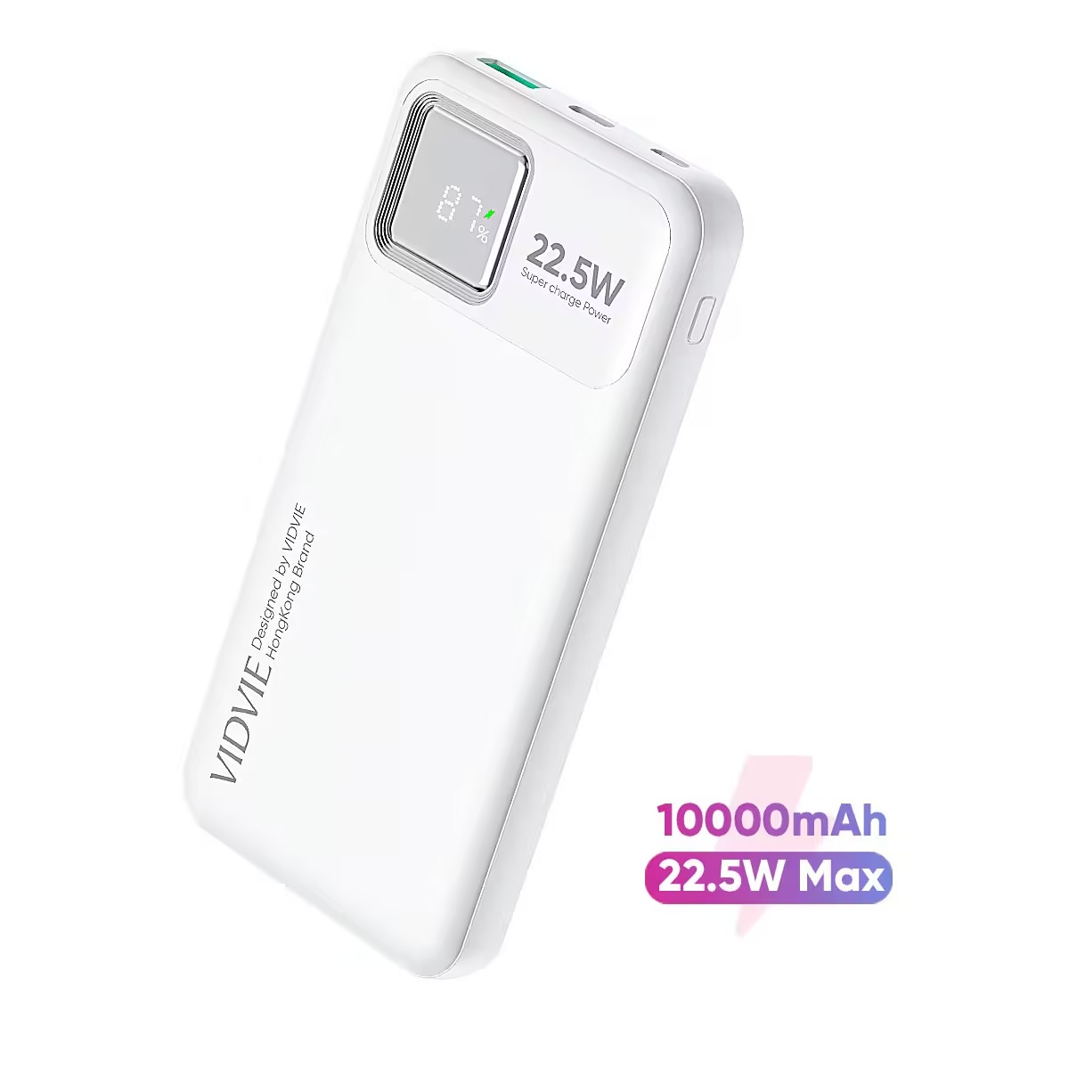 VIDVIE PB767 10000mAh 22.5W Super Fast Charging Power Bank