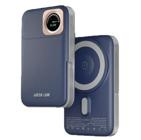 Green Lion Volt Gauge 10000mAh PD 22.5W Power Bank - Blue
