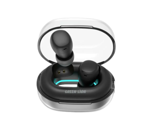 Green Lion Denver True Wireless Earbuds - Black