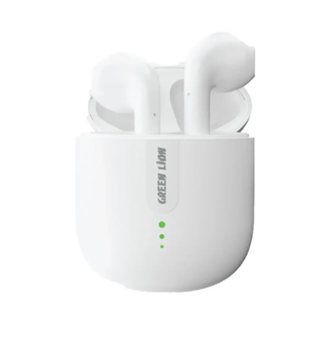 True Wireless Earbuds Green Lion Atlanta - White