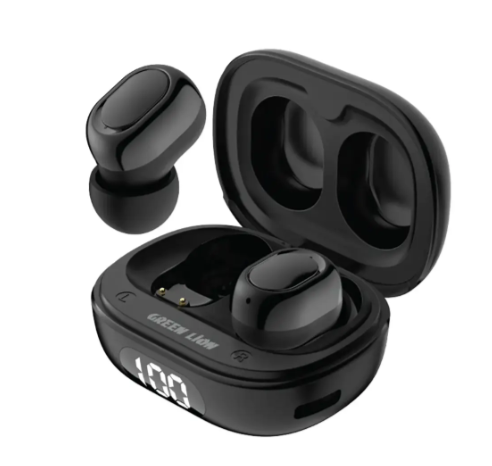 Green Lion Mittersill True Wireless Earbuds - Black