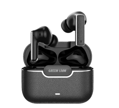 Green Lion River Plus True Wireless Earbuds - Black