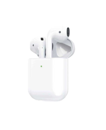 Green Lion True Wireless Earbuds 2 with Built-In Microphone&Charging Base Case G1 - White