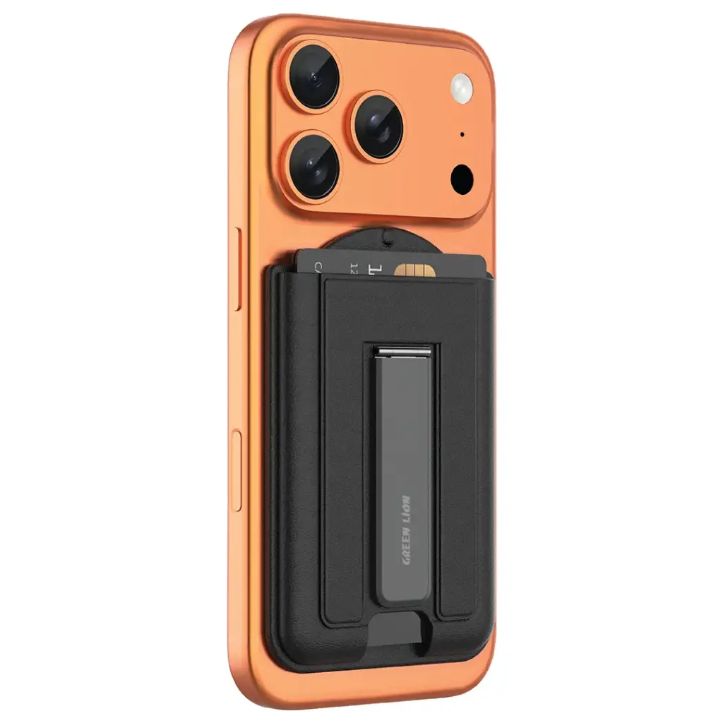 Green Lion Mag Wallet Kickstand Card Holder