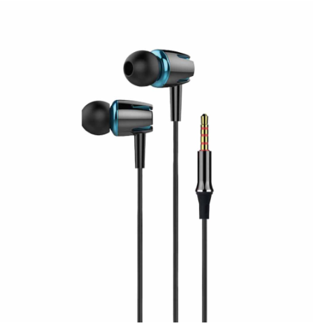 Green Lion Vibra Stereo Earphone - Black