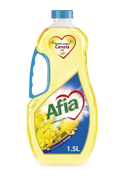 زيت الكانولا النقي الغني بفيتامين E