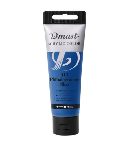 Dmast Acrylic Color 75ml Phtalocyanine Blue
