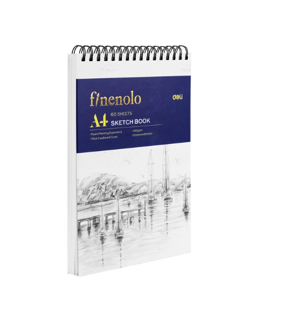 Spiral Landscape Sketch Book 60 Shts 16gsm Ast